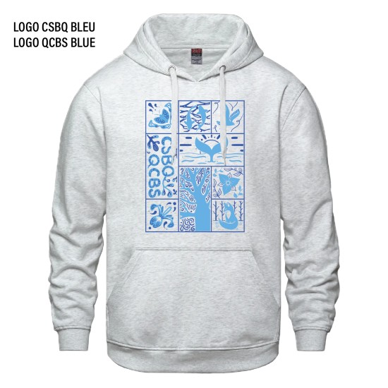 Hoodie Ash grey